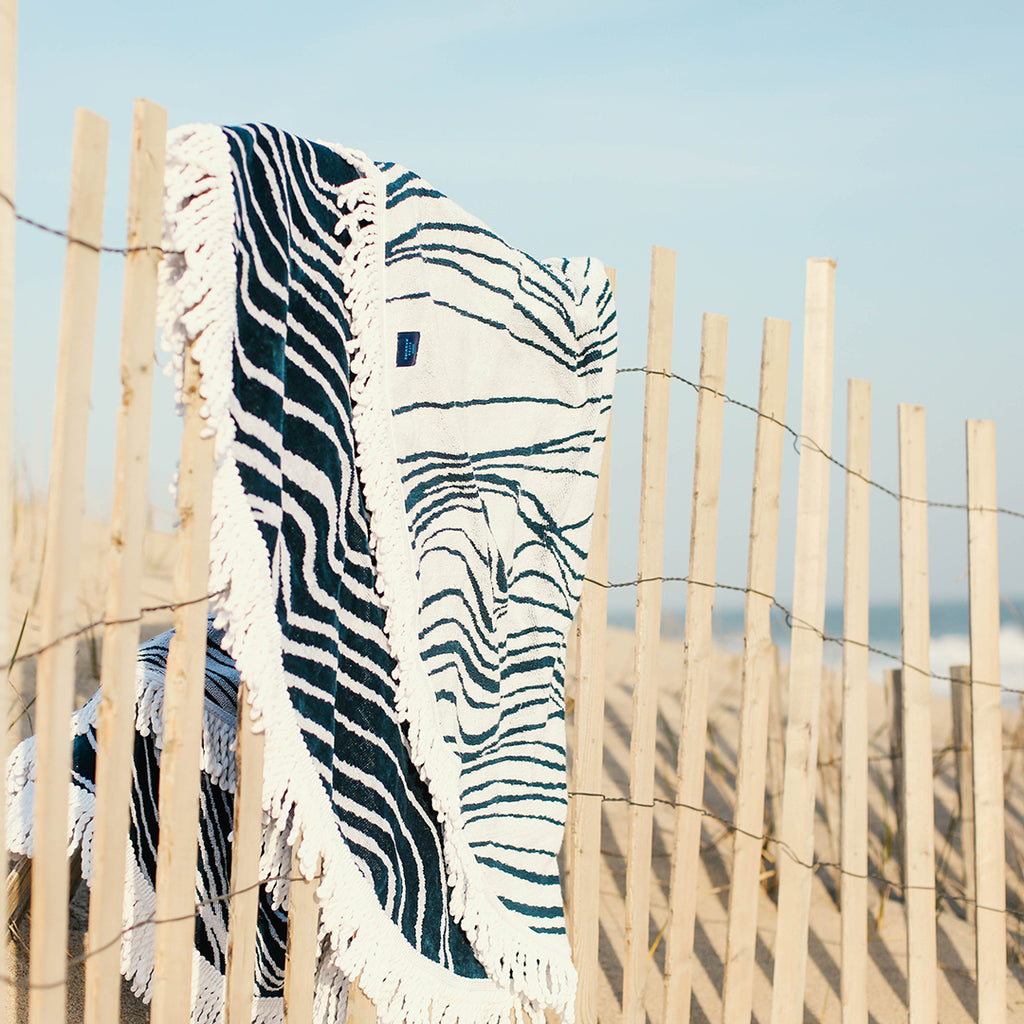 Roundabout Beach Towel - Nauset Navy