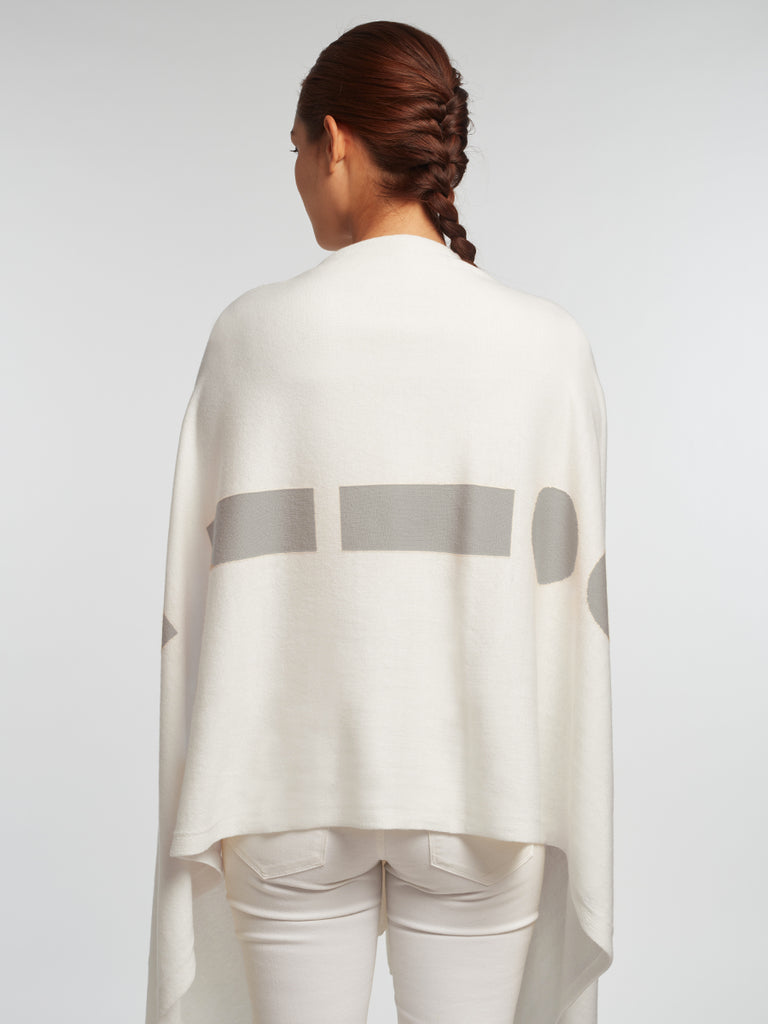 Marconi Eco "HUG" Travel Wrap - Ivory/Silver Cloud