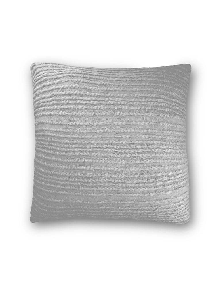 Chatham Textured Pillow Cover, Fog Grey
