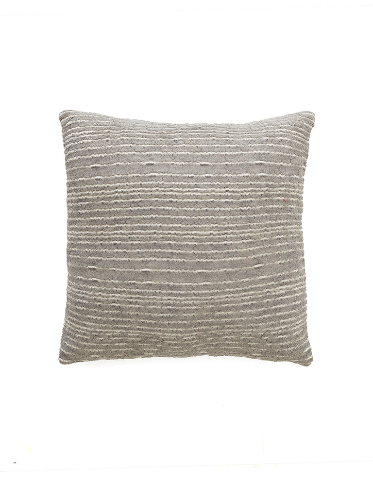 Thoreau Knit Pillow Cover - Cedar Grey